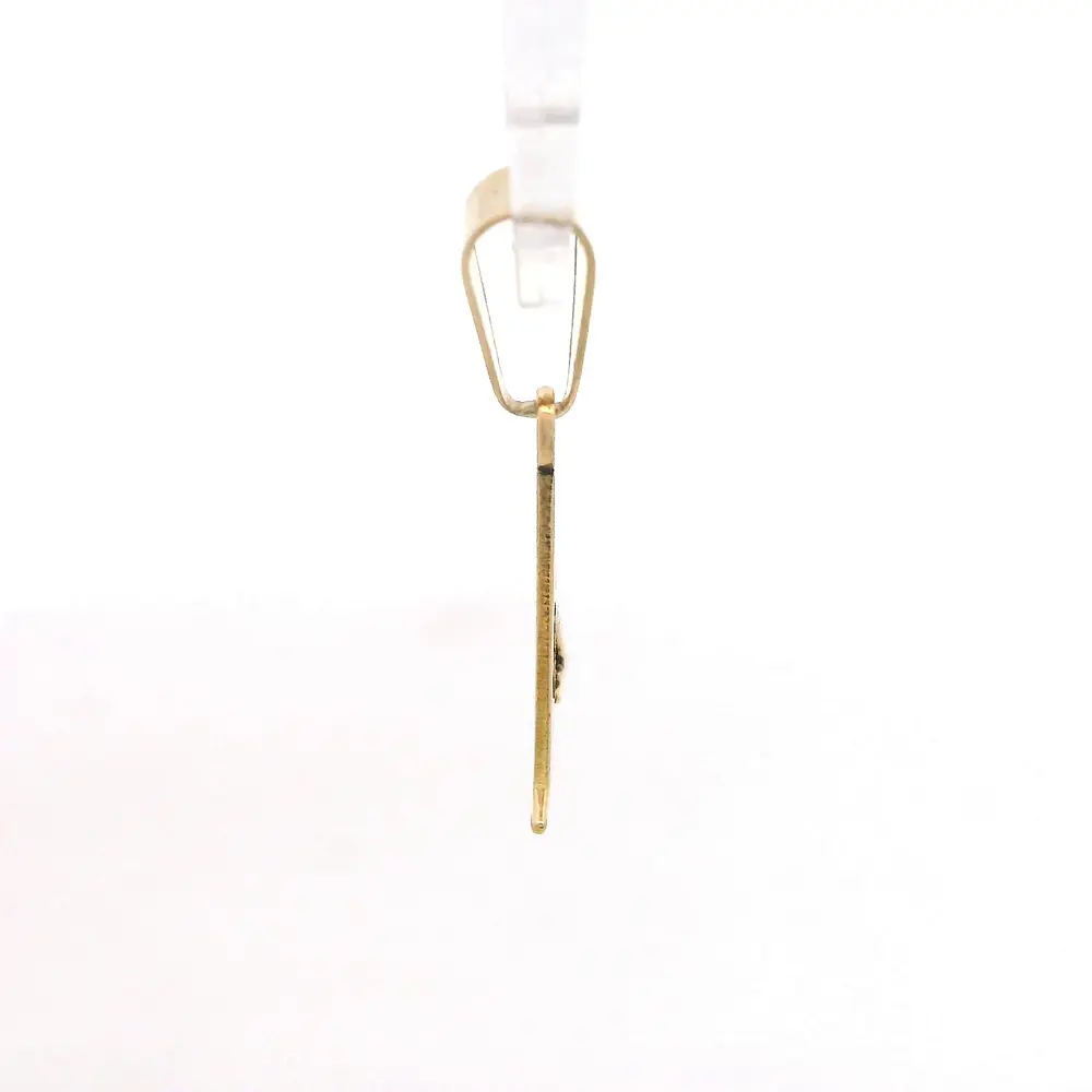 Colgante Letra A Calada de Oro Amarillo 18K