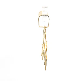 Colgante Niño y Niña con Corazón Calado de Oro Amarillo 18K