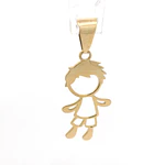 Colgante Niño Calado de Oro Amarillo 18K