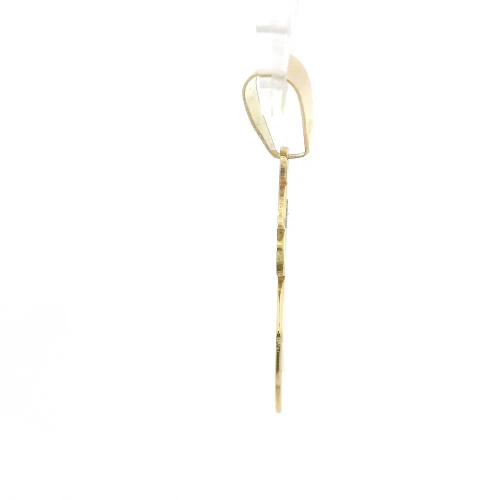Colgante Niña Calada de Oro Amarillo 18K