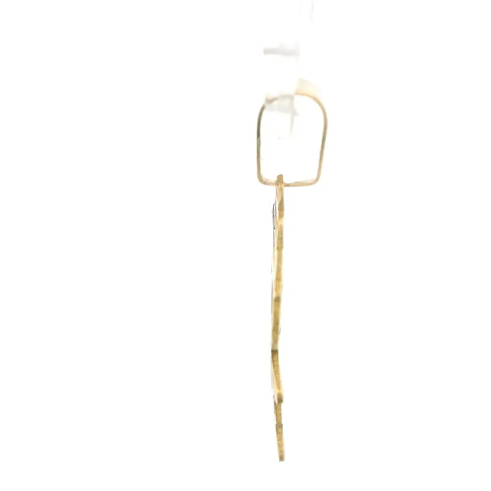 Colgante Niño y Niña con Corazón Calado de Oro Amarillo 18K