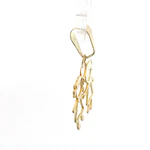Colgante Niñas con Corazón Calado de Oro Amarillo 18K