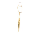 Colgante Circular Familia Arrodillada de Oro Amarillo 18K