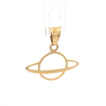 Colgante Saturno de Oro Amarillo 18K