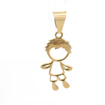 Colgante Niño Calado de Oro Amarillo 18K