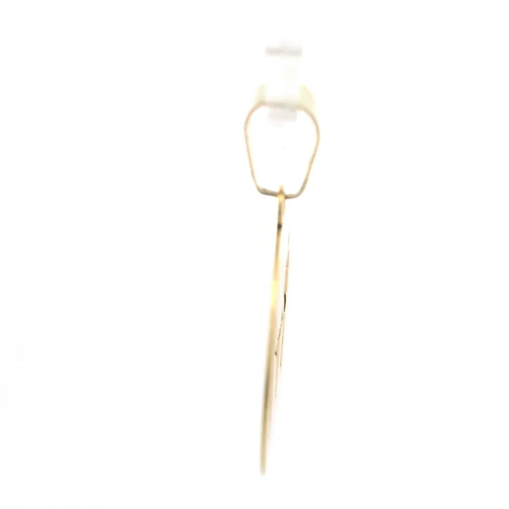 Colgante Circular Familia de la Mano de Oro Amarillo 18K