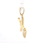 Colgante Flecha con Línea de Vida de Oro Amarillo 18K