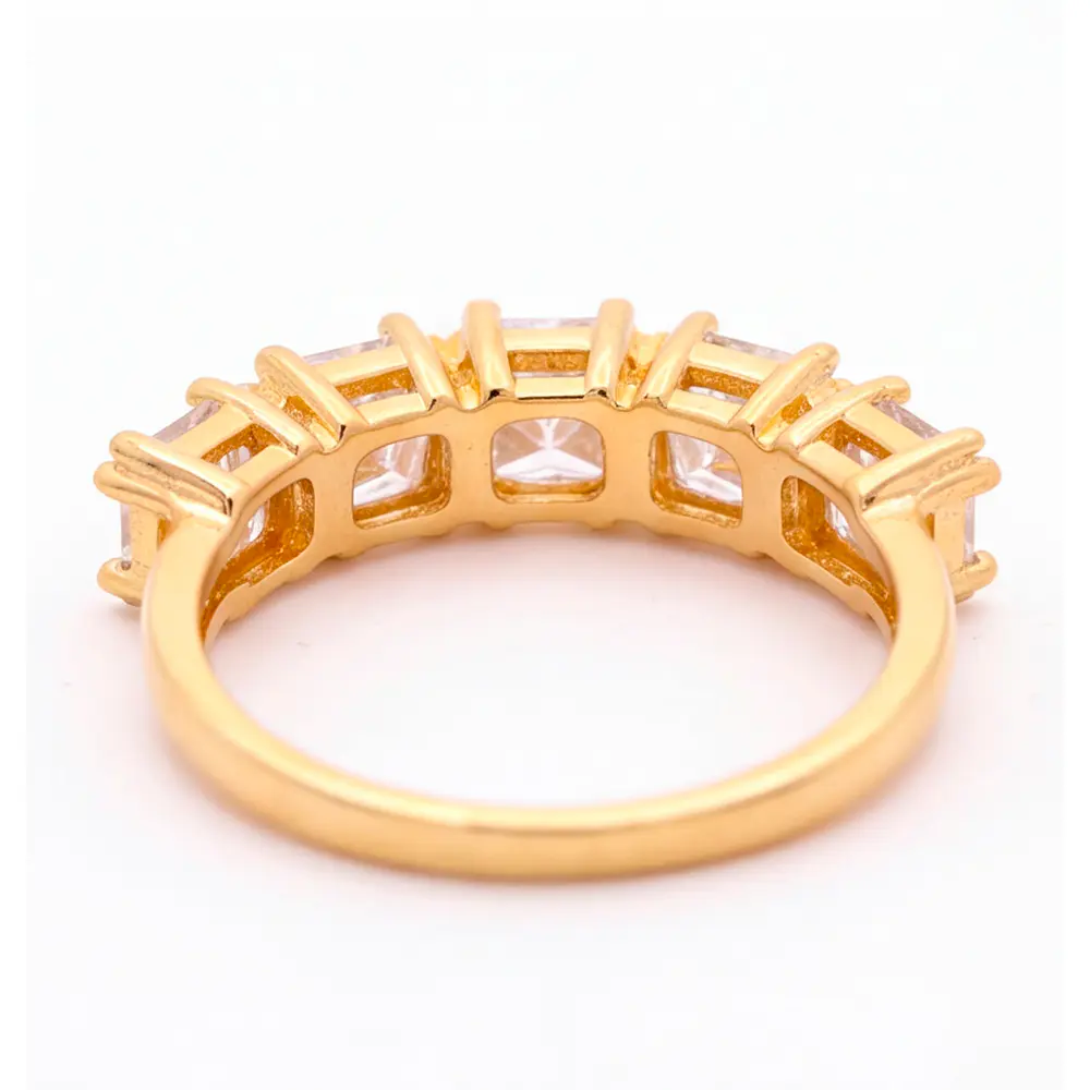 Anillo de Oro Amarillo Cintillo 18K Talla 16