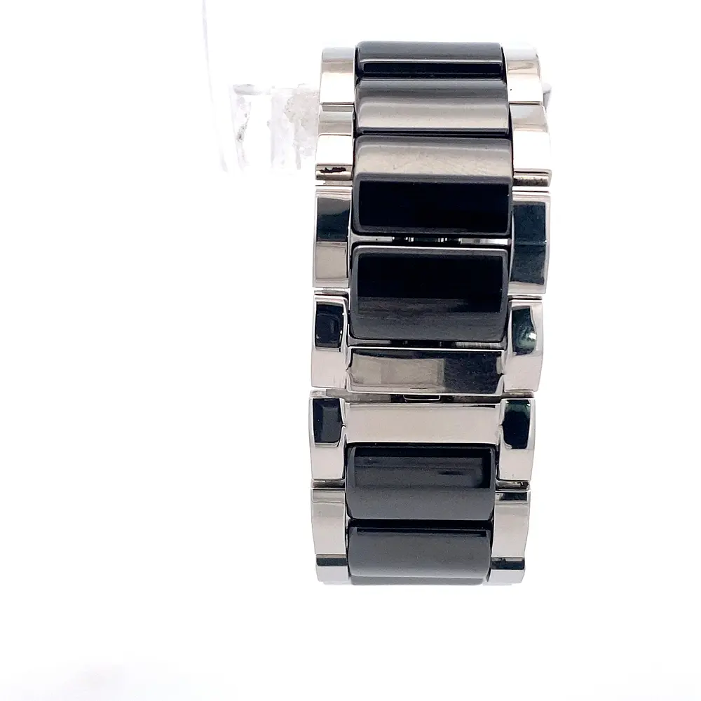 Reloj Mosso Miniwatch Cuarzo Acero y Cerámica con Diamantes