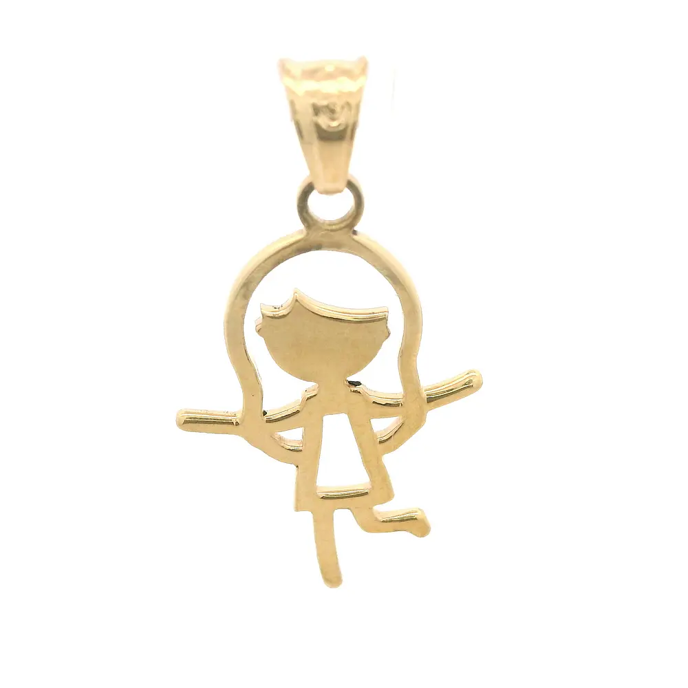 Colgante De Oro Amarillo 18K Niña 