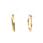 Aros Tubulares de Oro Amarillo 18K