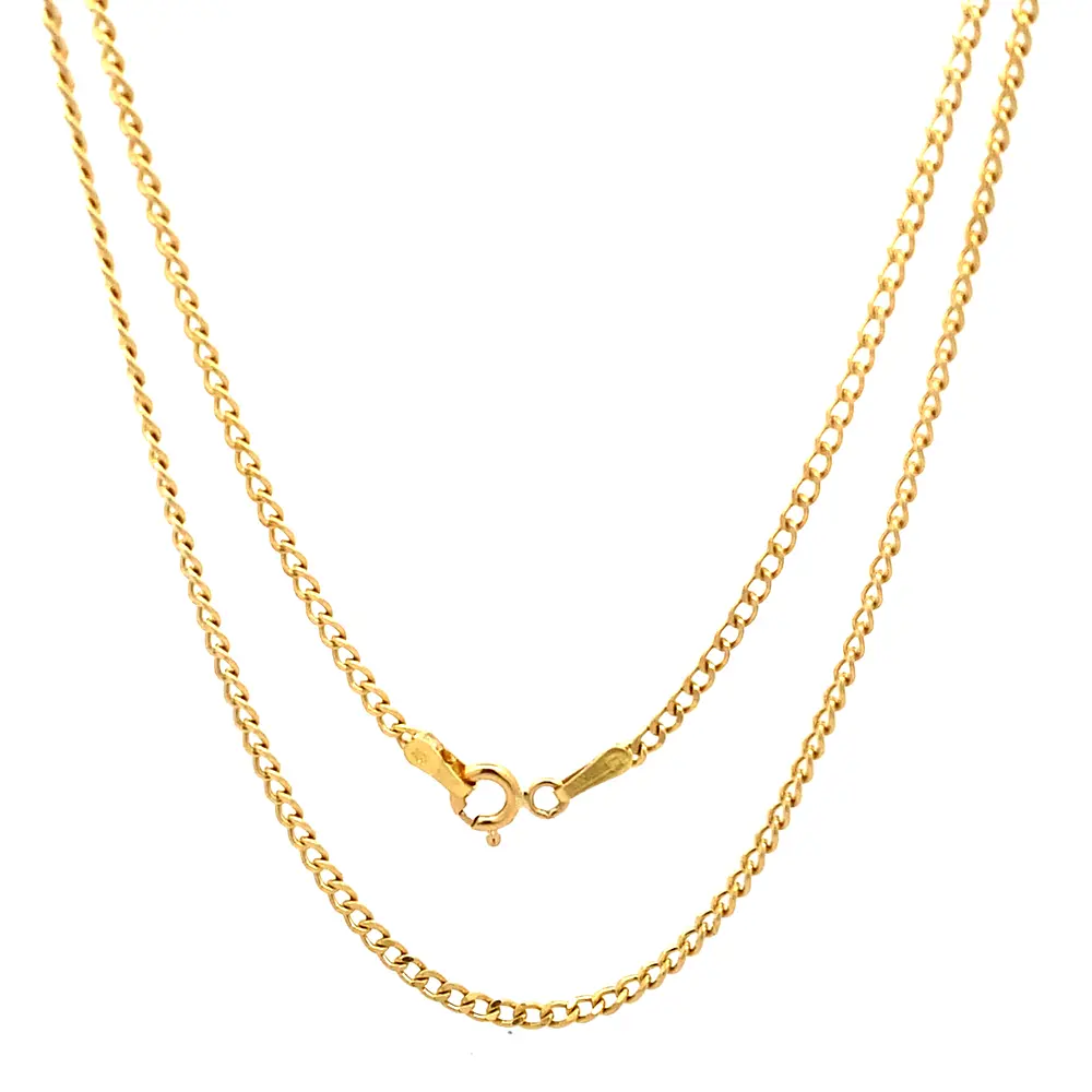 Cadena Groumet de Oro Amarillo 18K