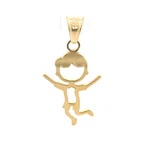 Colgante Niño Calado de Oro Amarillo 18K