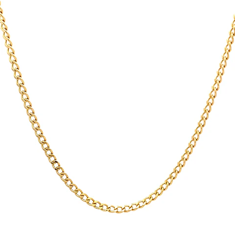 Cadena Groumet de Oro Amarillo 18K