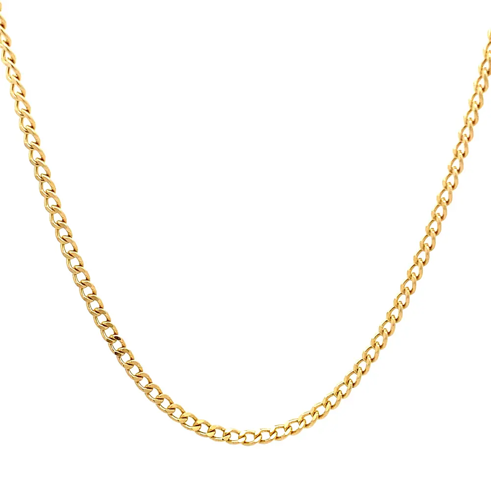 Cadena Groumet de Oro Amarillo 18K
