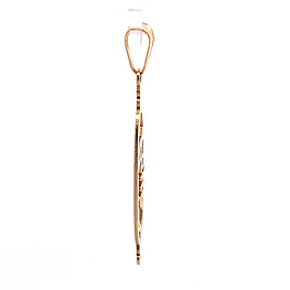 Colgante Ovalado Calado Amor de Oro Amarillo 18K