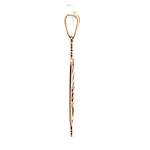 Colgante Ovalado Calado Amor de Oro Amarillo 18K