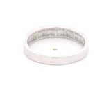 Anillo Cintillo de Oro Blanco 18K con 62 Diamantes Naturales