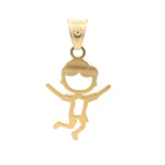 Colgante Niño Calado de Oro Amarillo 18K
