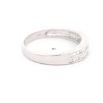Anillo Cintillo de Oro Blanco 18K con 62 Diamantes Naturales