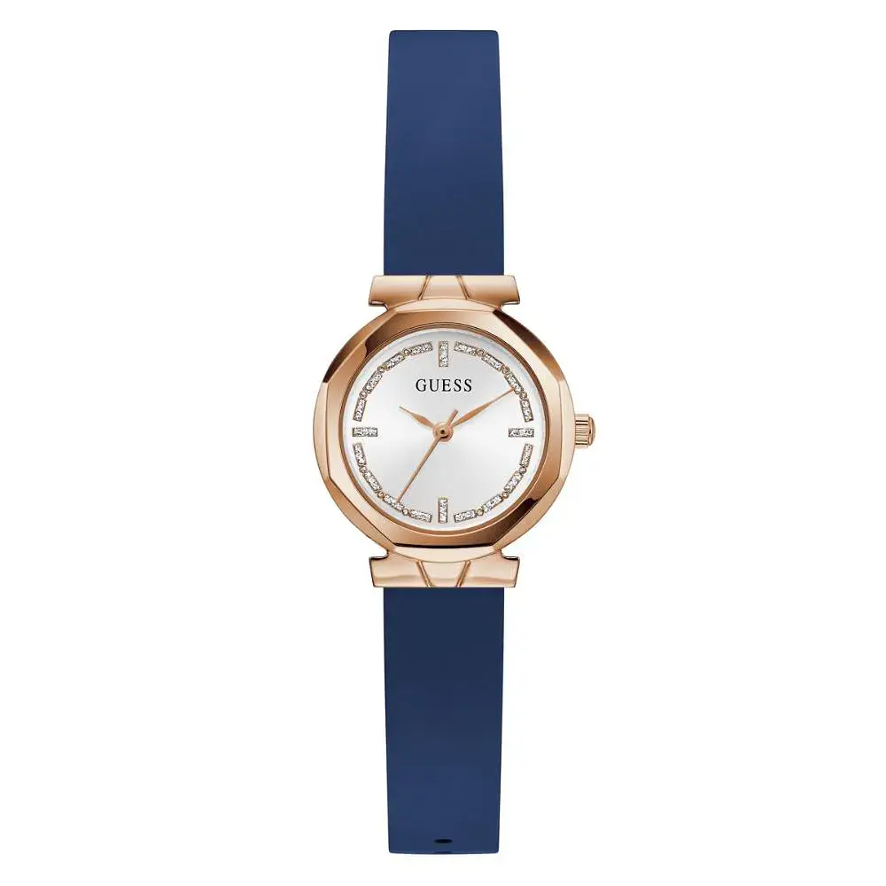 Reloj Guess Cuarzo Azul y Rose Gold