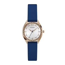 Reloj Guess Charlotte Cuarzo Azul y Rose Gold