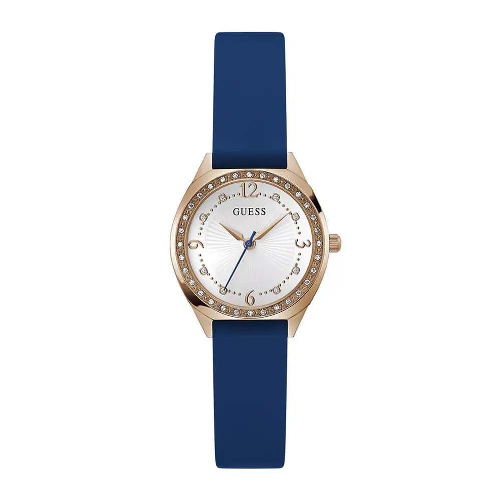 Reloj Guess Charlotte Cuarzo Azul y Rose Gold