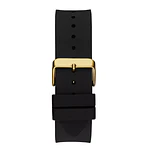 Reloj Guess Badge Cuarzo Negro y Dorado