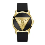 Reloj Guess Badge Cuarzo Negro y Dorado