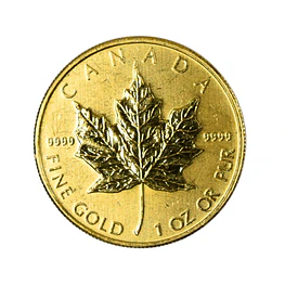Moneda de Oro Maple Leaf 50 Dollars Canadá 2010 – 1 Oz Oro 24K