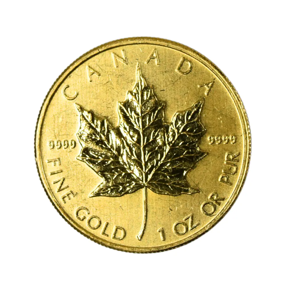 Moneda de Oro Maple Leaf 50 Dollars Canadá 2010 – 1 Oz Oro 24K
