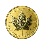 Moneda de Oro Maple Leaf 50 Dollars Canadá 2010 – 1 Oz Oro 24K