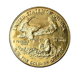 Moneda de Oro American Eagle 25 Dollars Estados Unidos 1987 – 1/2 Oz Oro 22K
