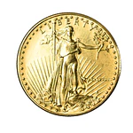 Moneda de Oro American Eagle 25 Dollars Estados Unidos 1987 – 1/2 Oz Oro 22K