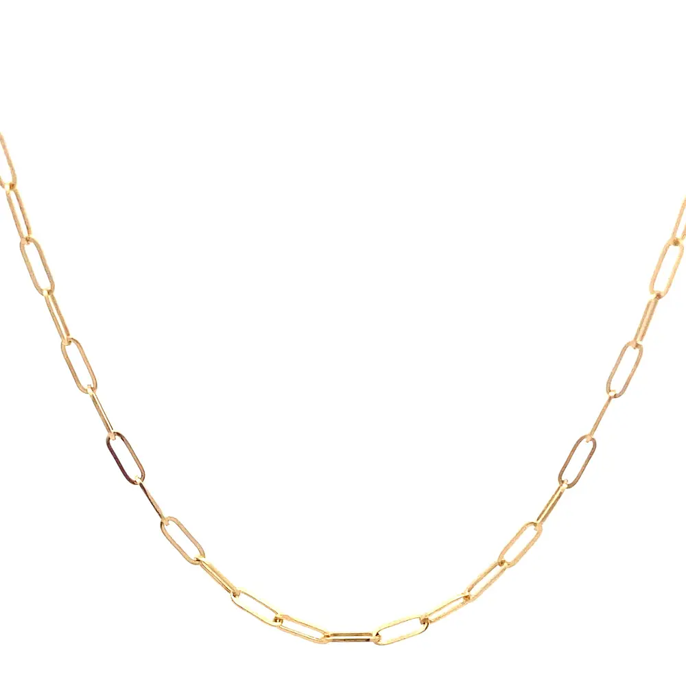 Cadena Limada Oro Amarillo 18K