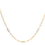 Cadena Limada Oro Amarillo 18K