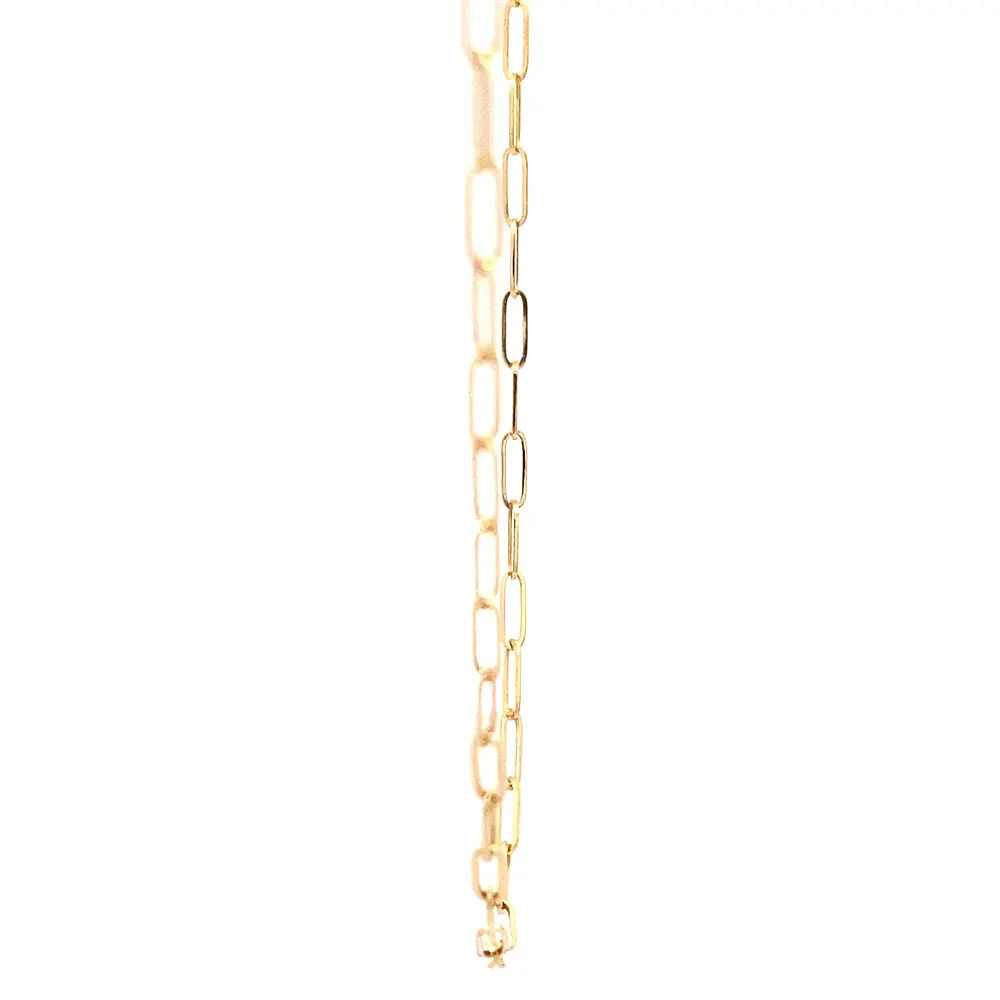 Cadena Limada Oro Amarillo 18K