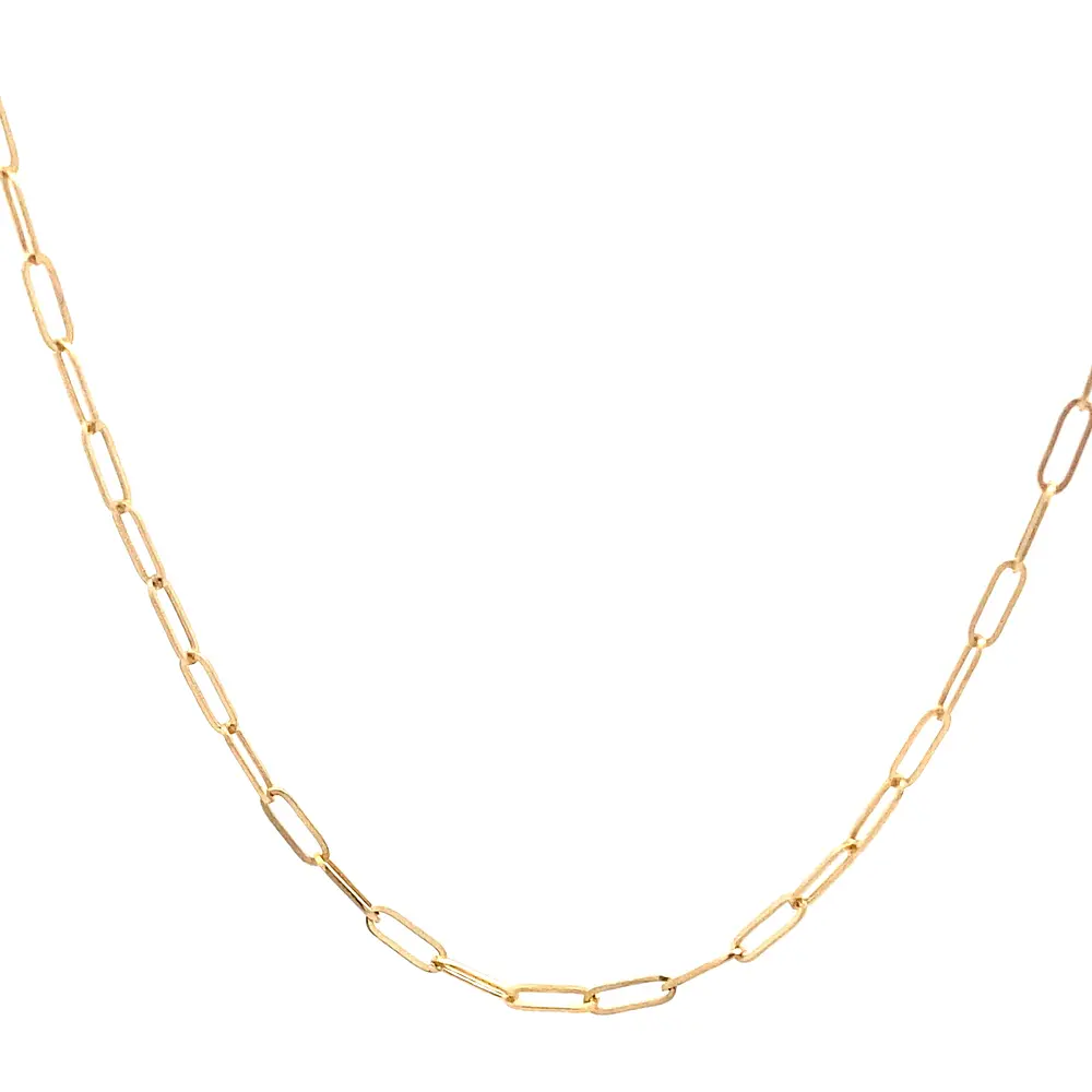 Cadena Limada Oro Amarillo 18K