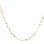 Cadena Limada Oro Amarillo 18K