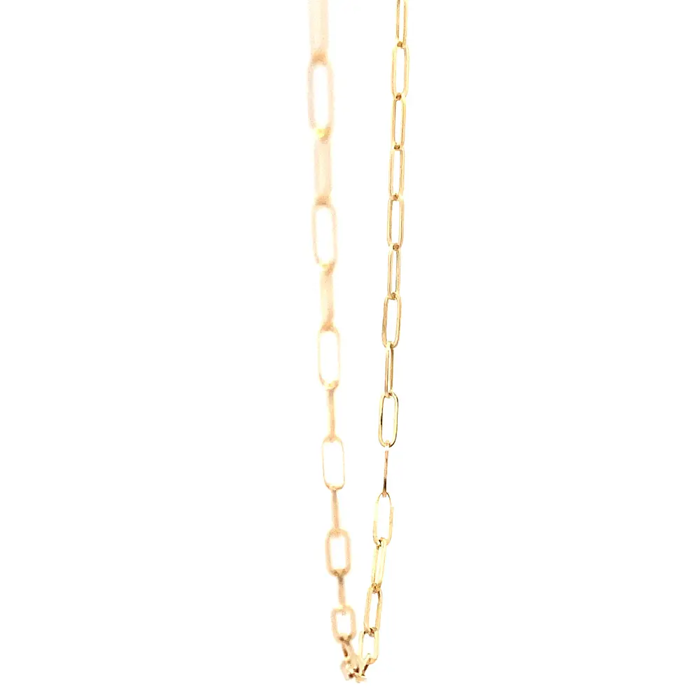 Cadena Limada Oro Amarillo 18K