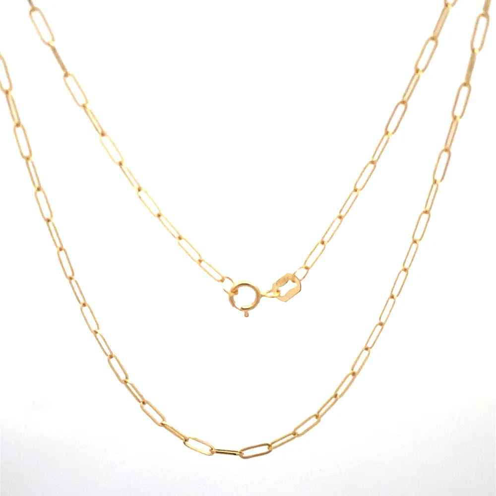 Cadena Limada Oro Amarillo 18K