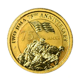 Moneda de Oro 24K 15 Dólares Tuvalu Reina Isabel II 2020 