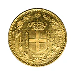 Moneda Oro 20 Liras Italia 1882