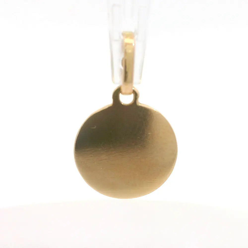 Colgante Medalla Religiosa de Oro Amarillo 18K