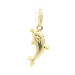 Colgante Delfín de Oro Amarillo 18K