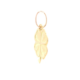 Colgante Trébol de Oro Amarillo 18K