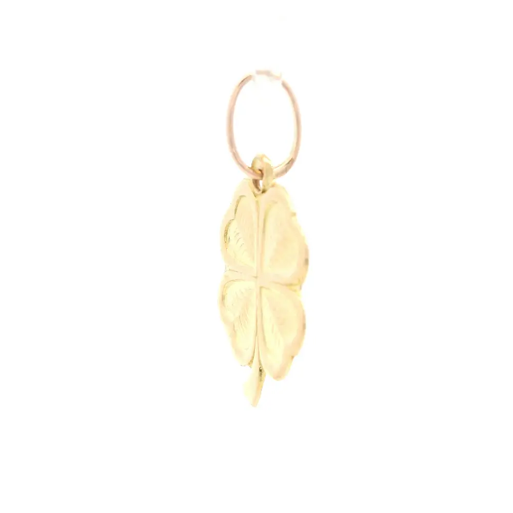 Colgante Trébol de Oro Amarillo 18K
