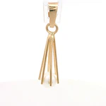 Colgante Canastilla de Oro Amarillo 18K con Perla