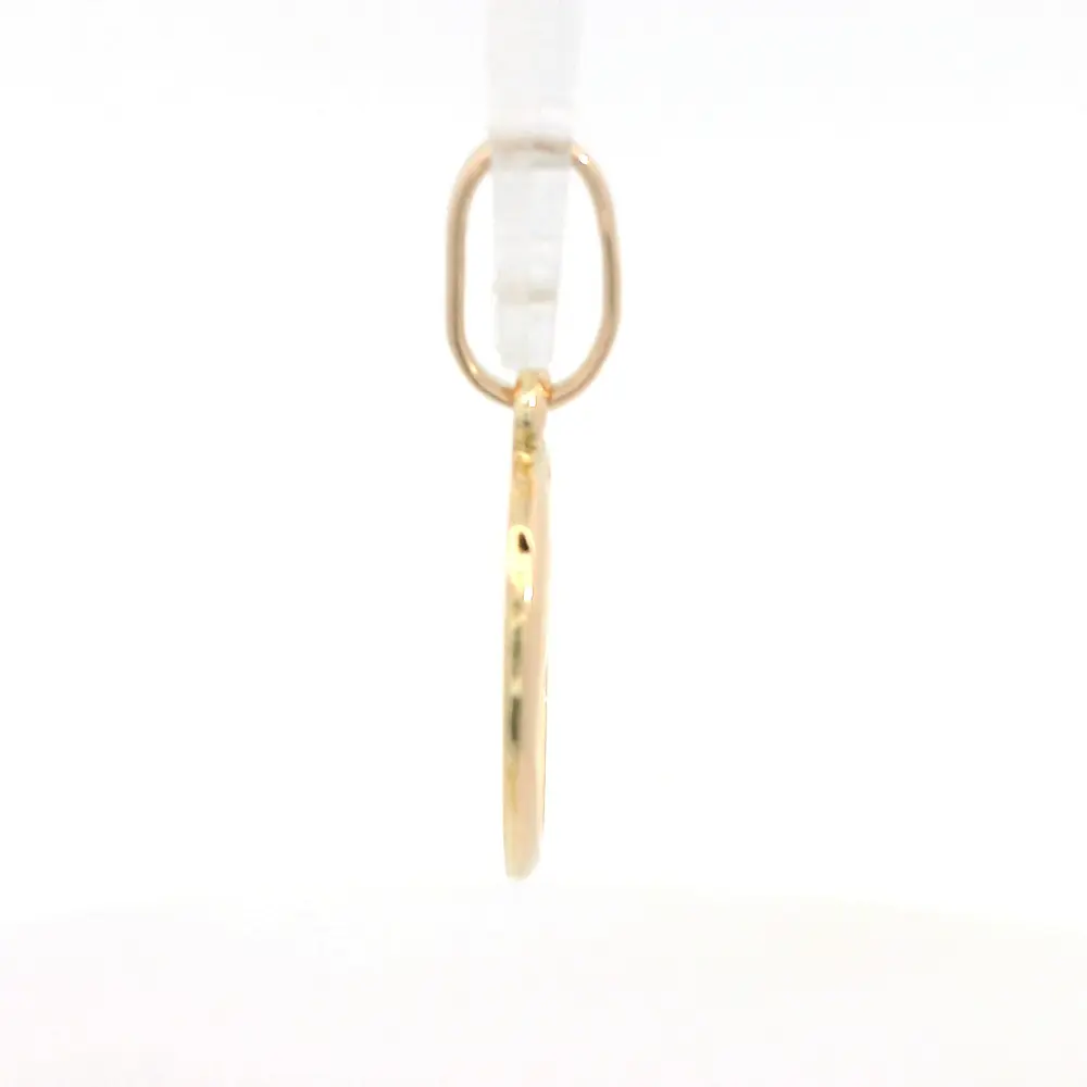 Colgante Medalla Religiosa de Oro Amarillo 18K