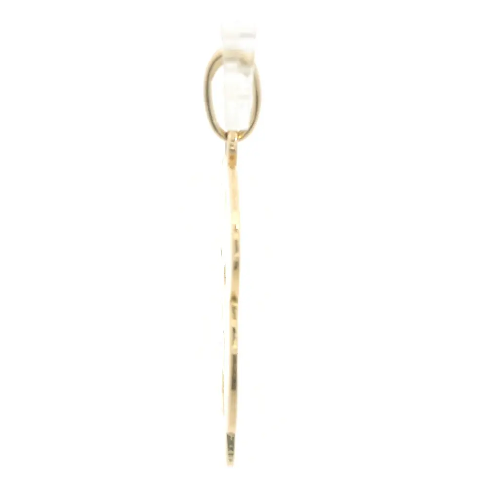 Colgante Pareja de Niños de Oro Amarillo 18K